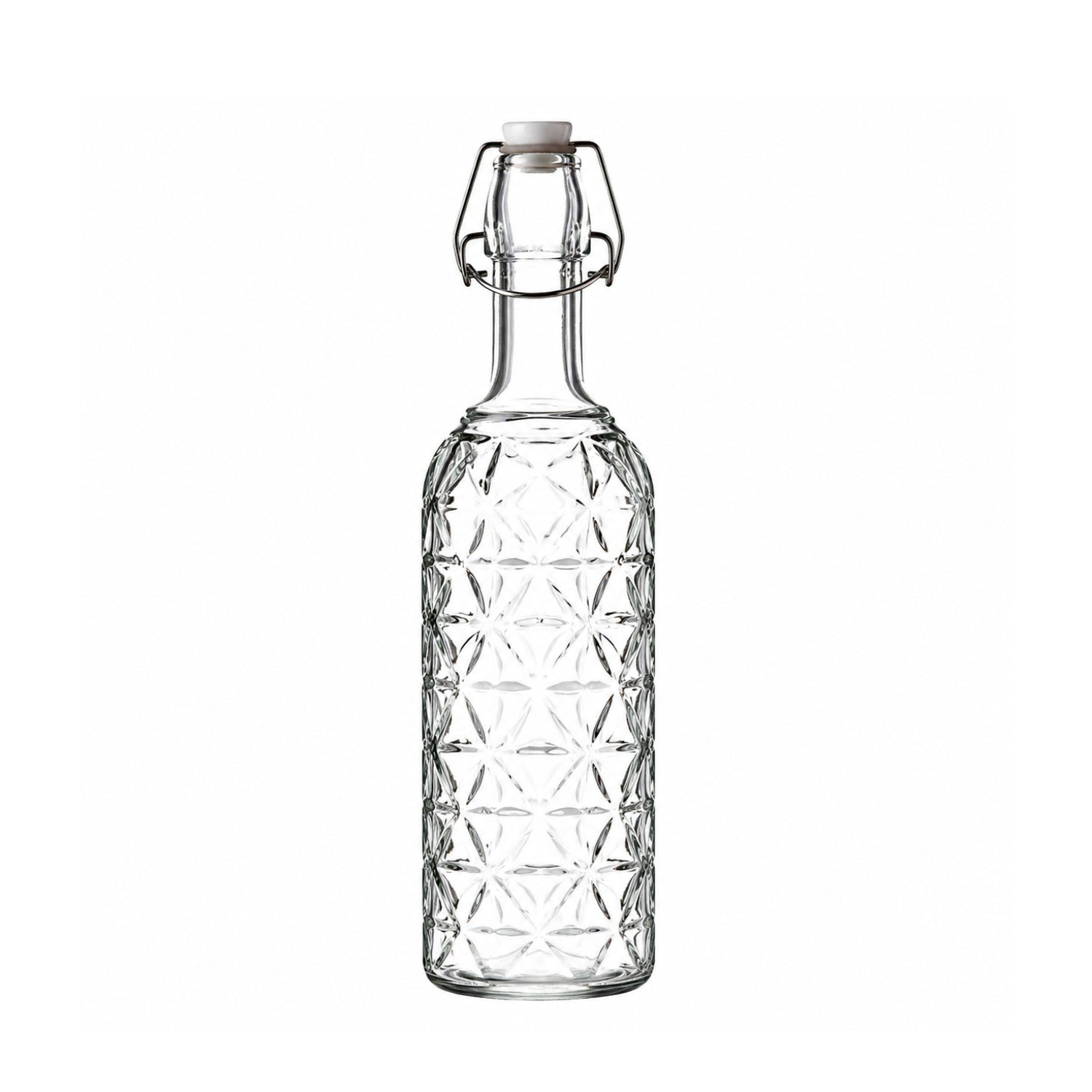 720ml Airtight with Clip Top Glass Water Bottle