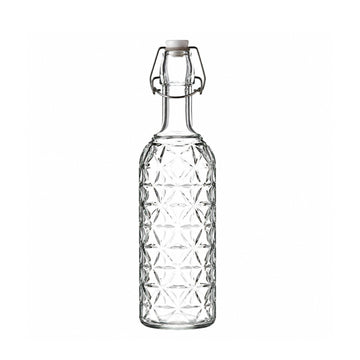 720ml Airtight with Clip Top Glass Water Bottle