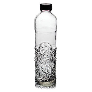 Urban Living 1L Assorted Design Glass Bottle