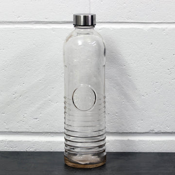 3pcs Urban Living 1L Assorted Design Glass Bottle