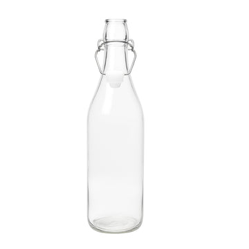 6Pcs 1000ML Vintage Preserving Glass Bottle with Clip Top Lid