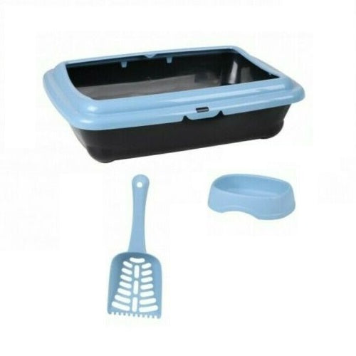 Plastic Large Pet Cat Kitten Toilet Litter Box Tray