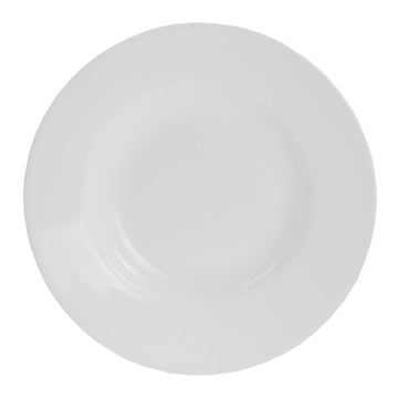 Set Of 4 Bormioli Rocco Toledo 23cm Opal Glass Plates