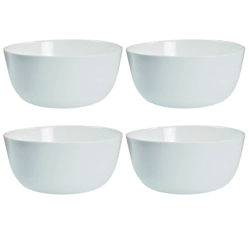 Set Of 4 Bormioli Rocco 23cm Opal Glass Bowls