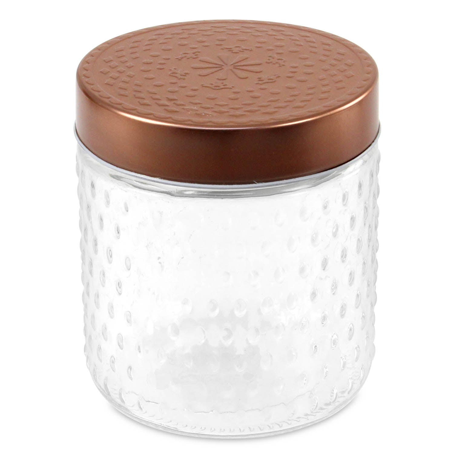 750ml Glass Food Storage Container with Copper Lid