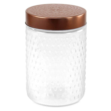 6pcs 1L Hermetic Baroque Storage Glass Candy Jar