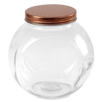 1.6L Round Storage Candy Jar Glass Container