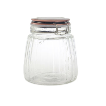 3pcs 1L Clip Top Preserving Storage Glass Jar