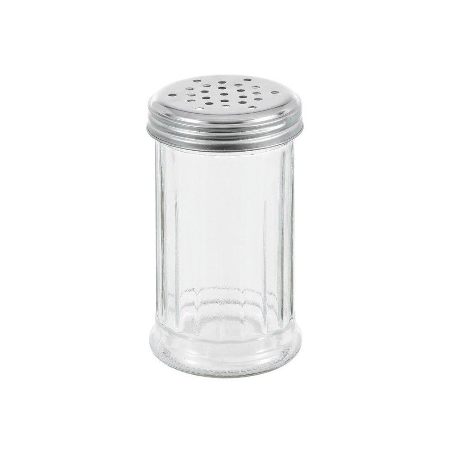 300ml Retro Glass Salt & Pepper Shaker with Stainless Steel Lid