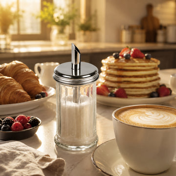 300ml Glass Jar Sugar Shaker