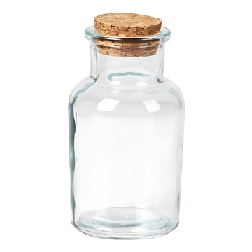 150ml Small Glass Bottle with Cork Lid