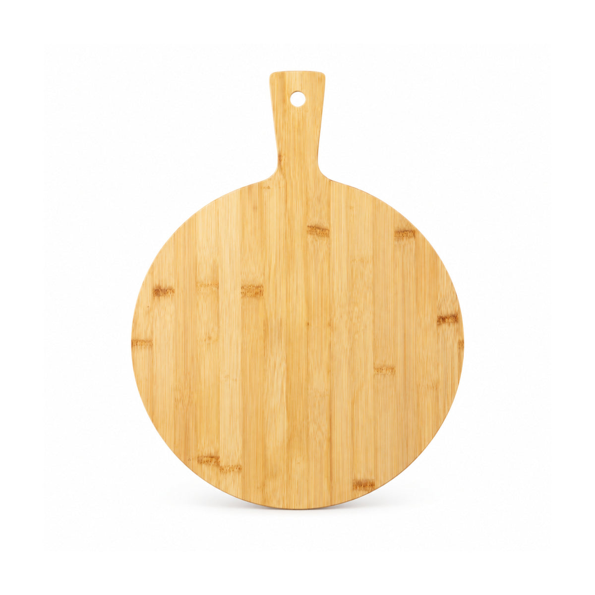 Round Pizza Board 24.5cm Wood Chopping Board with Handle