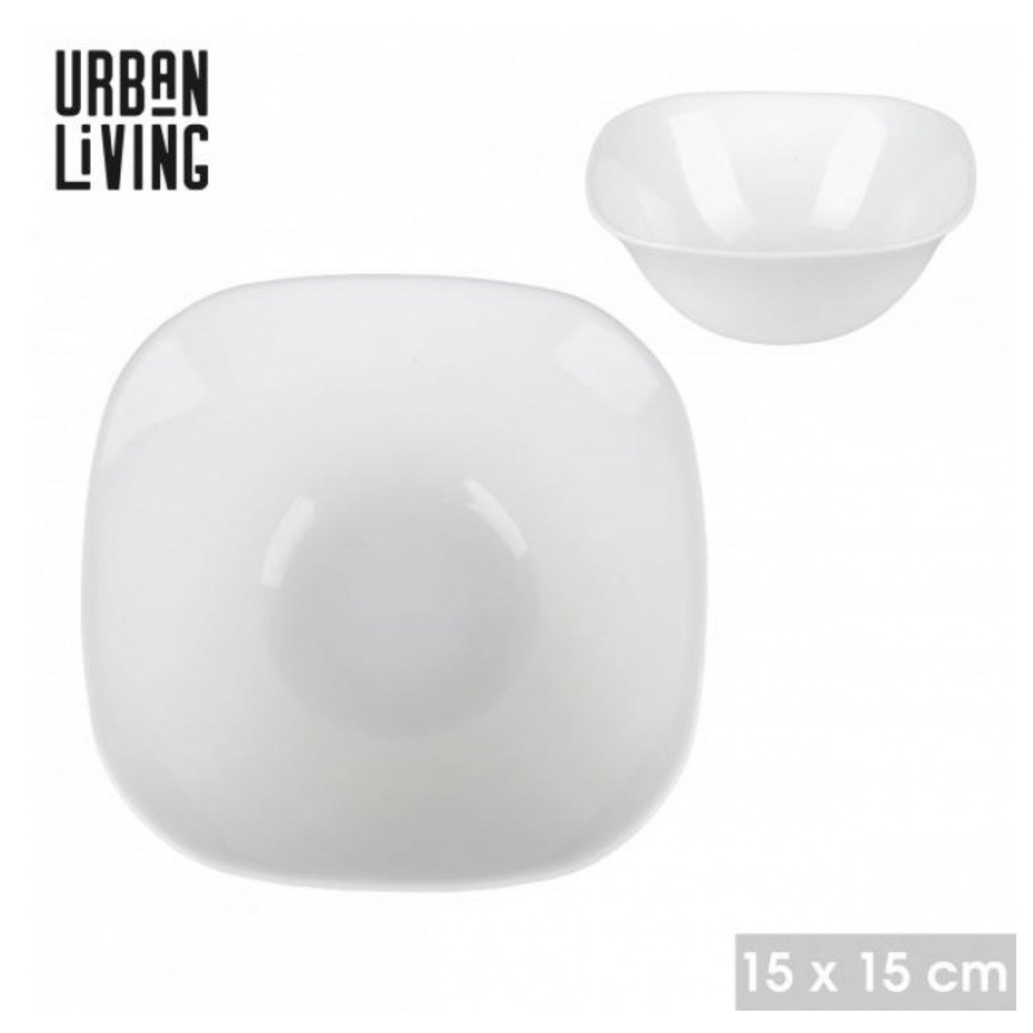 14cm White Opal Glass Bowl