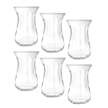 Pack of 6 Pasabahce 125ml Turkish Tea Glasses