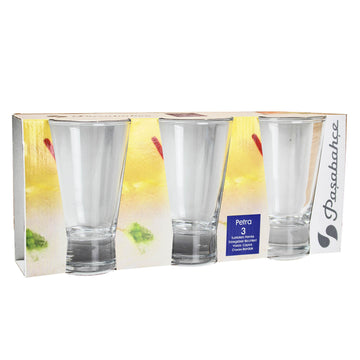 Pasabahce Petra 310ml Tall Thick Base Drinking Glasses