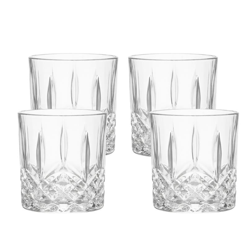 4Pcs Talmore 340ml Clear Whiskey Glass
