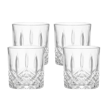 4Pcs Talmore 340ml Clear Whiskey Glass