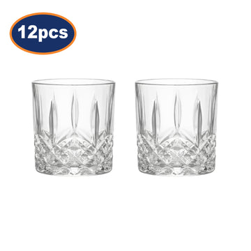 12Pcs Talmore 340ml Clear Whiskey Glass