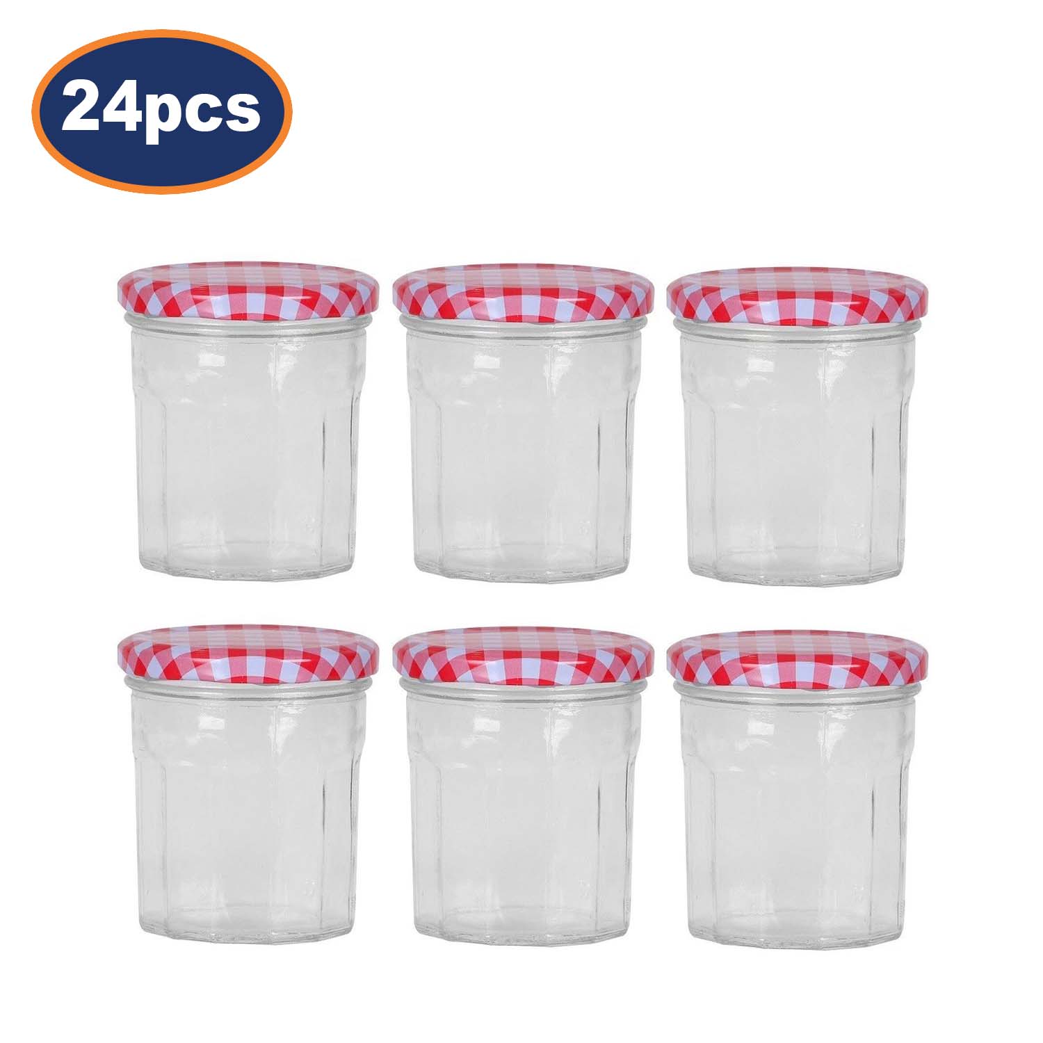 24Pcs 300ml Twist Top Preserve Jars