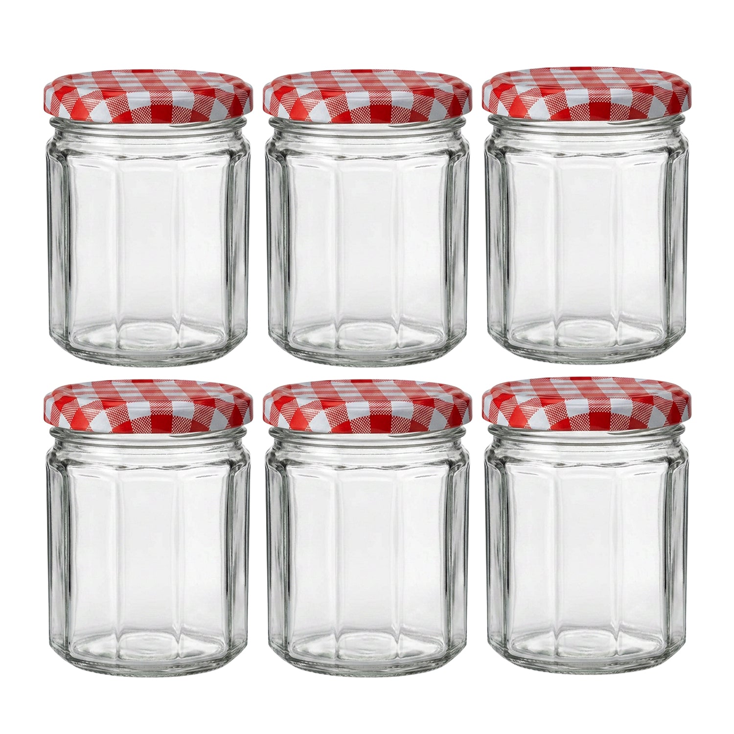 6Pcs 300ml Twist Top Preserve Jars