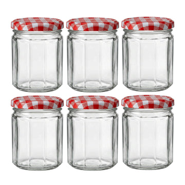 6Pcs 300ml Twist Top Preserve Jars
