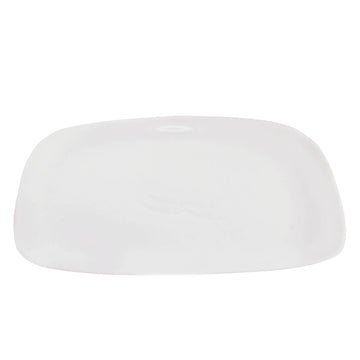 Bormioli Rocco Parma 33x24 cm Tempered Opal Glass Plate