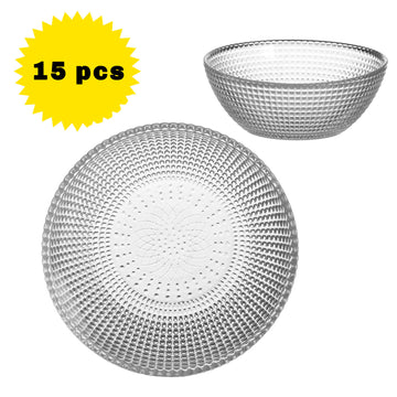 Set 15 13cm Classic Round Dinnerware Glass Bowl
