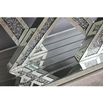 Crushed Diamond Stitch Console Table