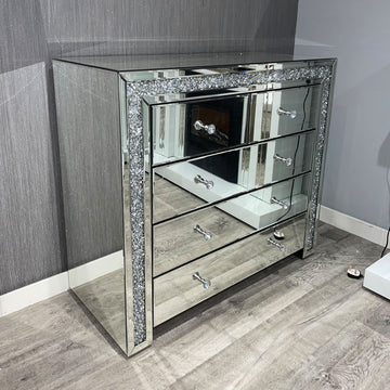 Simply Mirror Large Chest of Drawers Bedroom Furniture