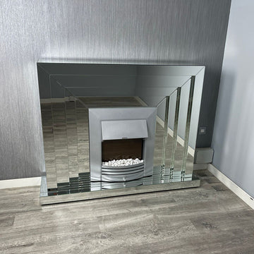 Simply Mirror Large Electric Fireplace Home Living Room