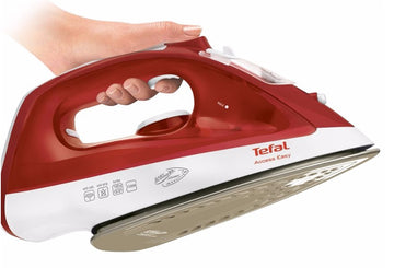 Tefal FV1533 Access Easy Gliding Ceramic Steam Iron Red