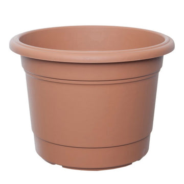 30cm Basic Round Brown Planter