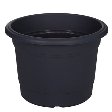 30cm Basic Round Gunmetal Planter