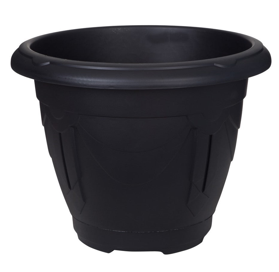 43cm Plastic Planter Round Venetian Flower Plant