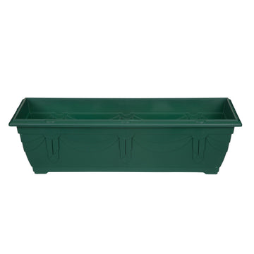 60cm Window Box Planter Plastic Green Garden Trough