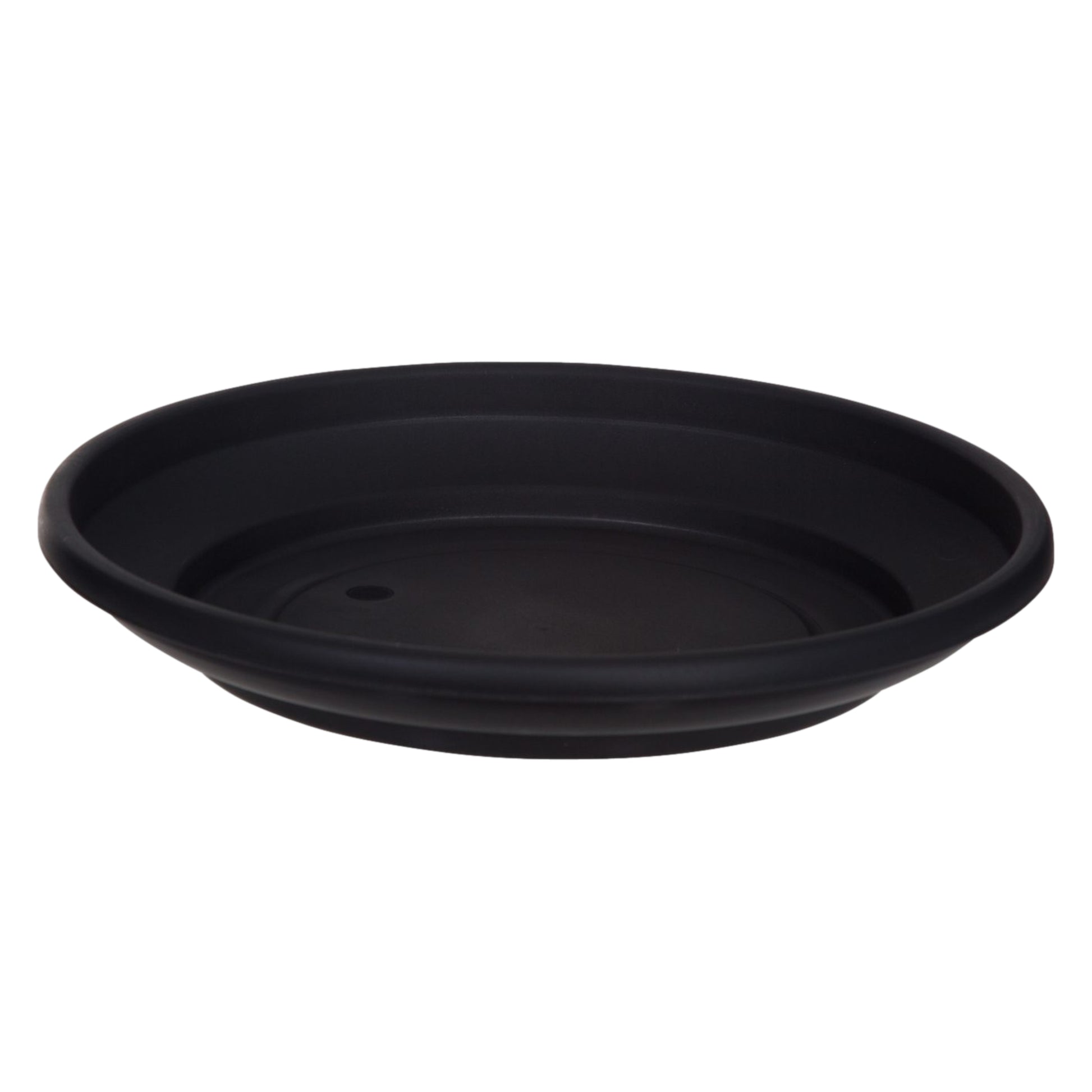 27cm Planter Saucer Tray Water Garden Flower Black