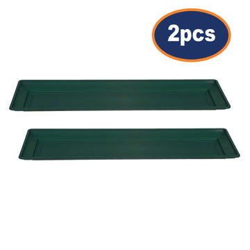 2pcs 57cm Green Planter Tray