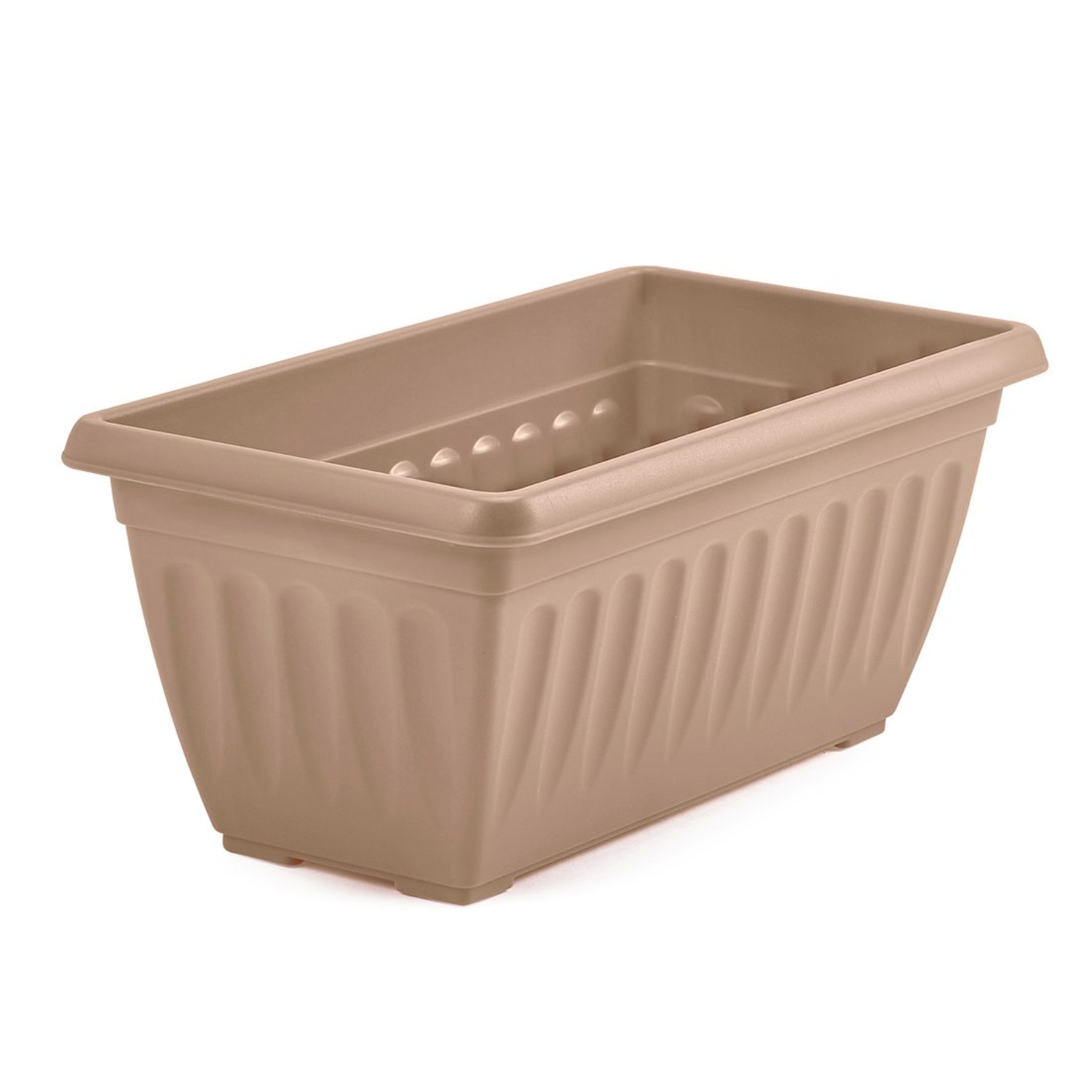 40cm Light Grey  Window Box Plastic Planter