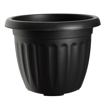 30cm Black Round Plastic Planter