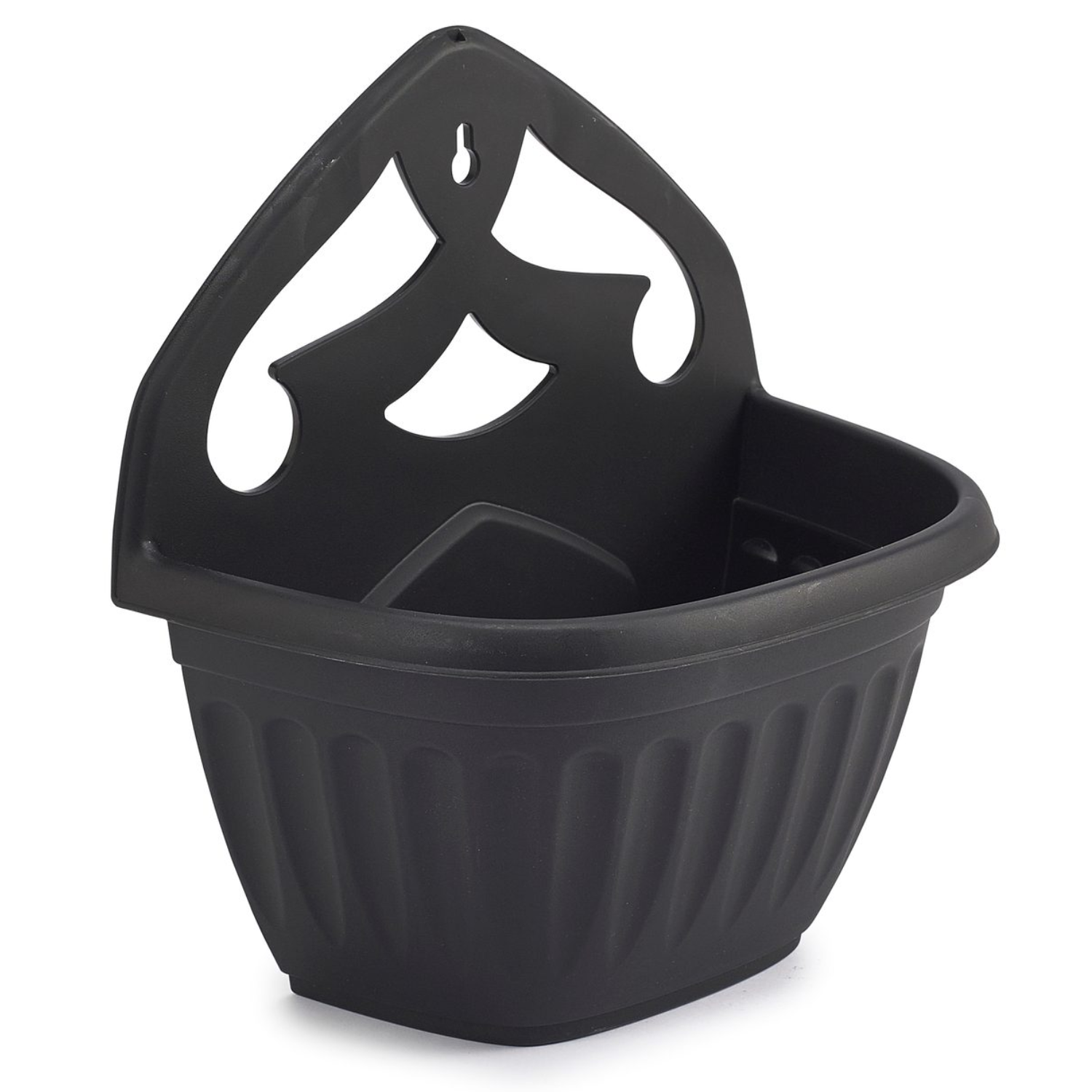 32cm Black Plastic Wall Hanging Planter