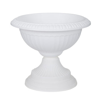 42cm Grecian Urn Planter Flower Pot - White