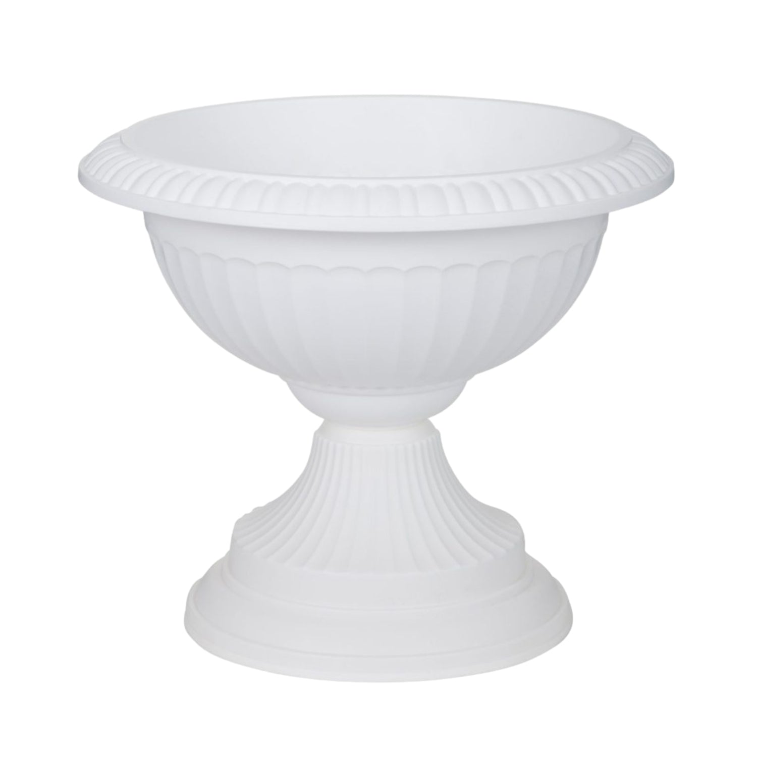 42cm Grecian Urn Planter Flower Pot - White
