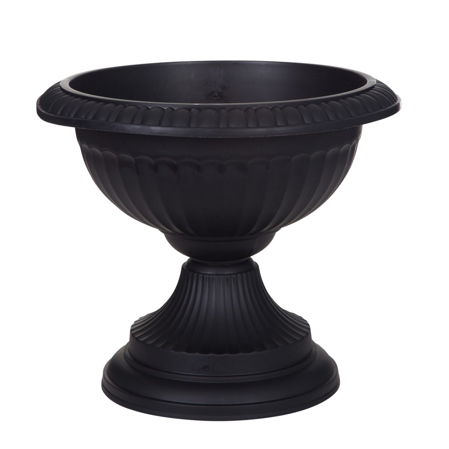 42cm Grecian Urn Planter Flower Pot - Black