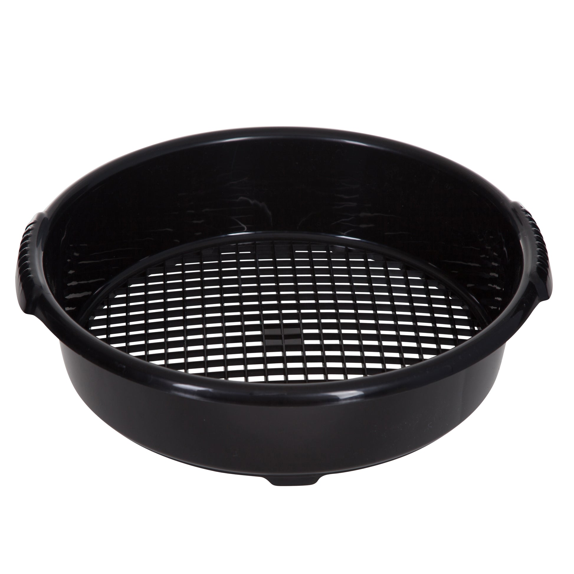 36cm Black Plastic Garden Sieve