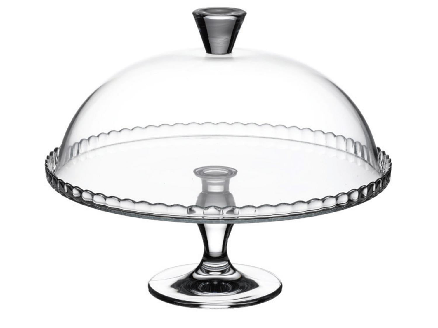 Glass Cake Stand With Dome