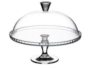 Glass Cake Stand With Dome