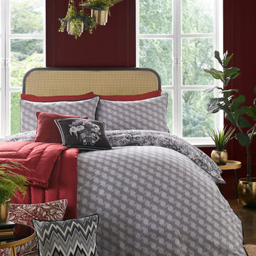 Laurence Llewelyn-Bowen Velvet Elephant Cushion Cover 43x43cm - Black