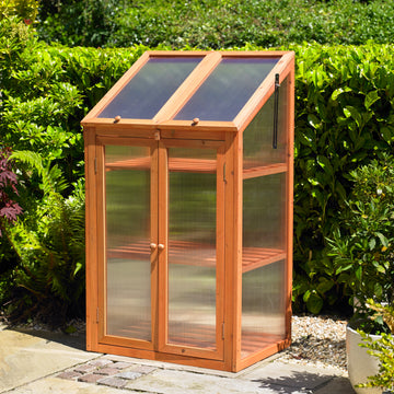 Wooden Trasnparent Greenhouse Height Adjustable