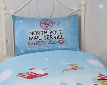 Gingerbread Town Toddler Junior Cot Bed Duvet Cover Set