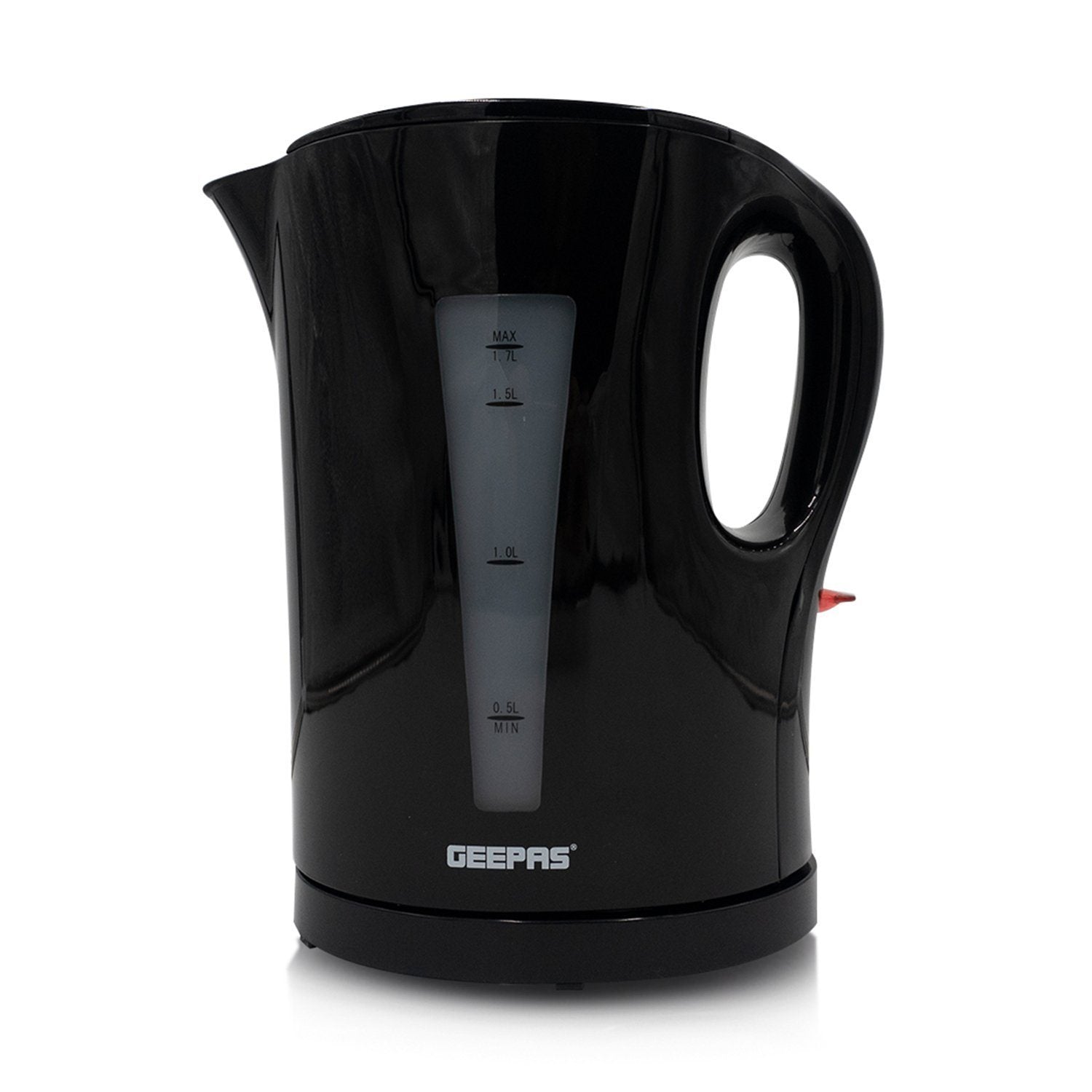 2200W Black Electric Kettle Cordless Fast Boil 1.7L Jug